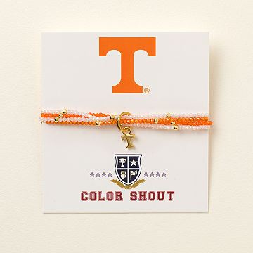 College Logo Beaded Bracelet