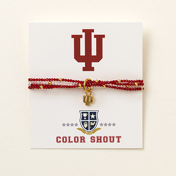College Logo Beaded Bracelet