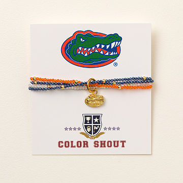College Logo Beaded Bracelet