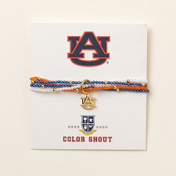 College Logo Beaded Bracelet