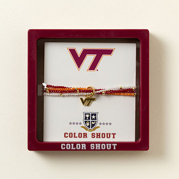 College Logo Beaded Bracelet