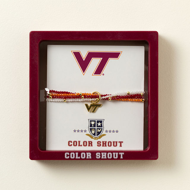 College Logo Beaded Bracelet