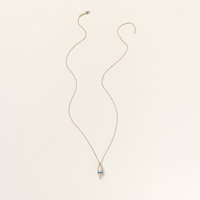 Sterling Silver Buoy Necklace