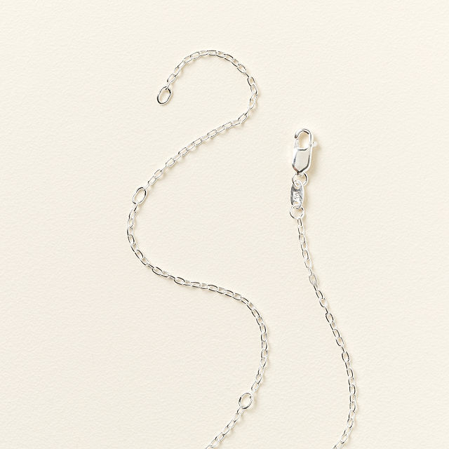 Sterling Silver Buoy Necklace