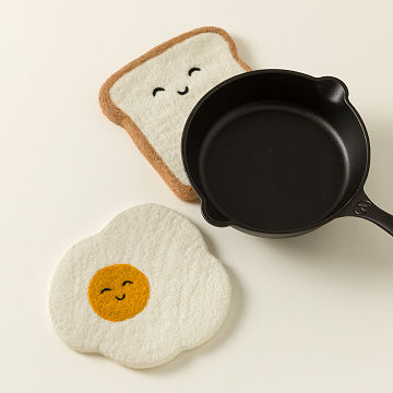 Breakfast Buddy Felt Trivet