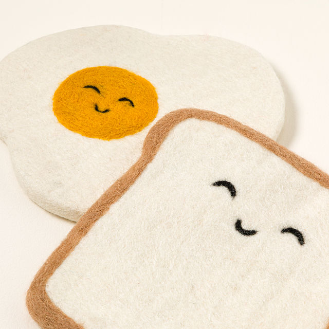 Breakfast Buddy Felt Trivet