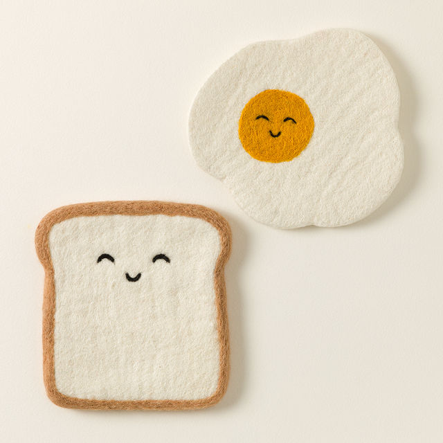 Breakfast Buddy Felt Trivet