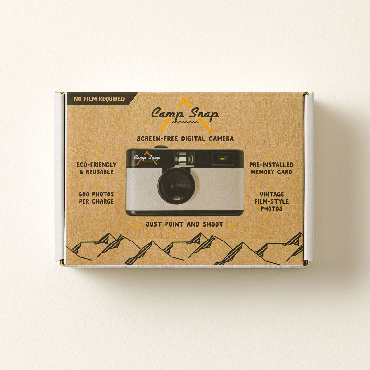 Screen-Free Throwback Digital Camera - Arctic White