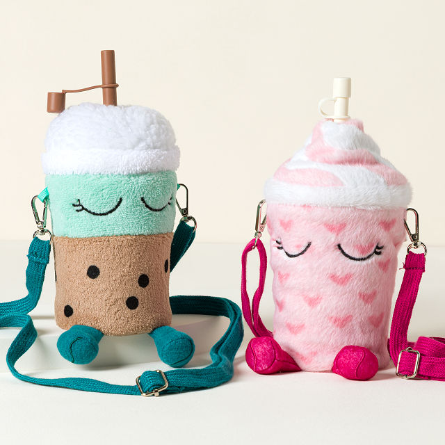 Crossbody Plush Tumbler Buddy