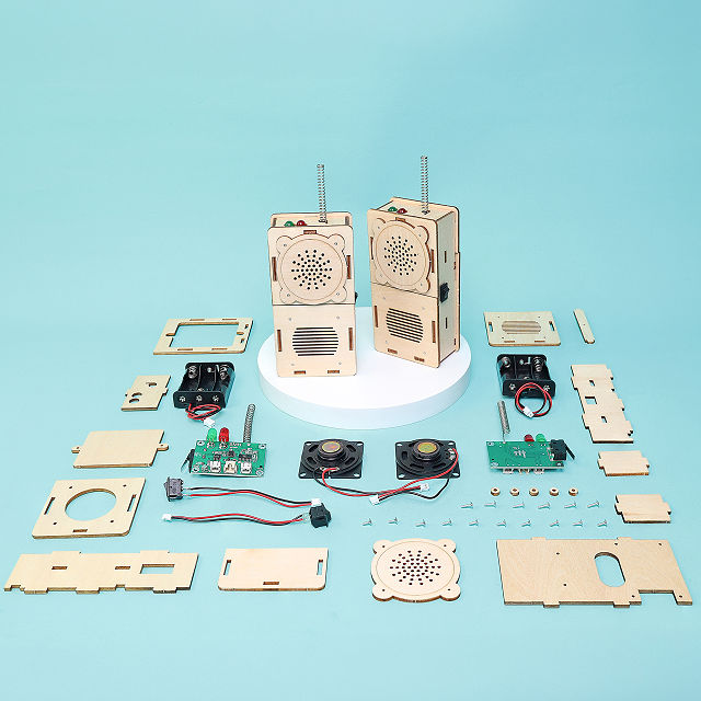 Build & Learn Walkie Talkie STEM Kit - Set of 2