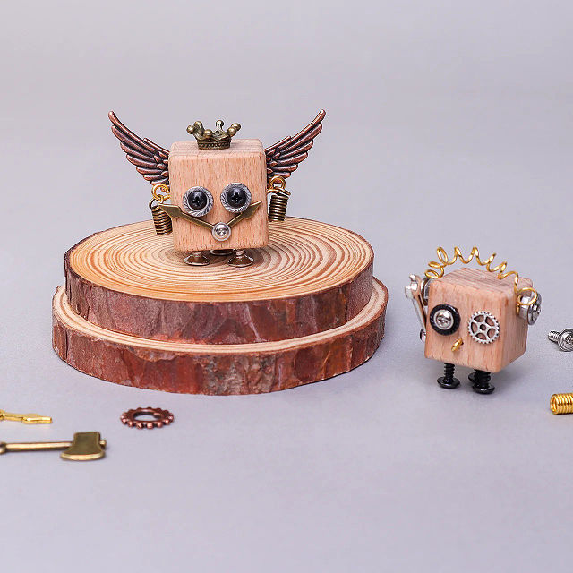 Timberbots Wooden Robots DIY Kit