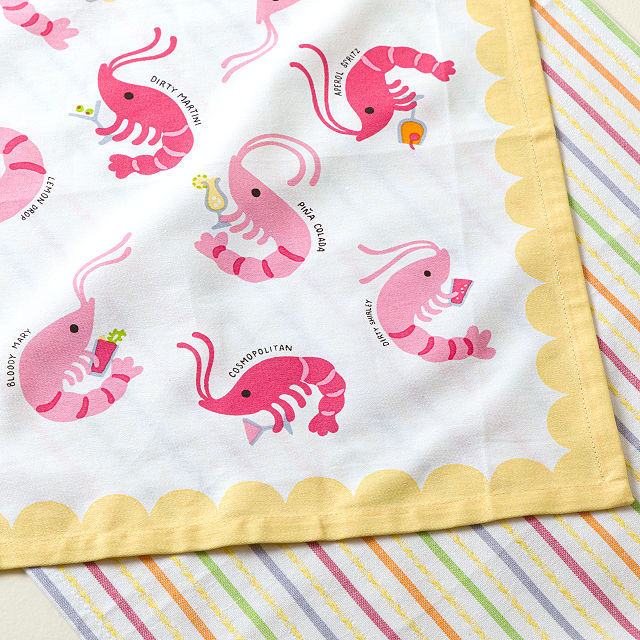 Shrimp Cocktail Tea Towel Set