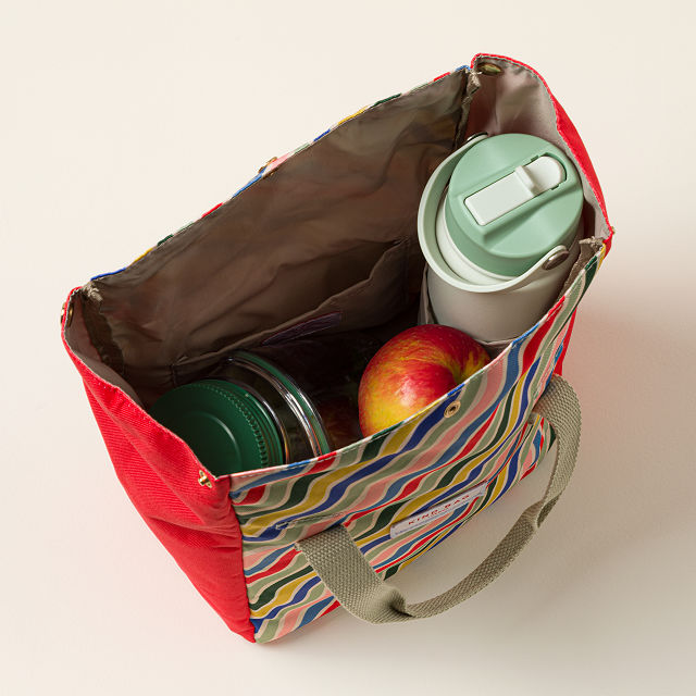 Rainbow Waves Lunch Bag