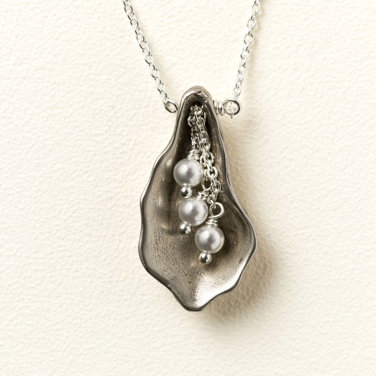 Mother's Pearls of Love Necklace - Three Pearls
