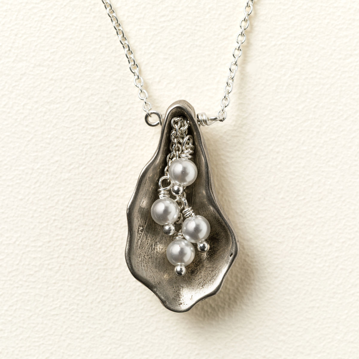Mother's Pearls of Love Necklace - Four Pearls