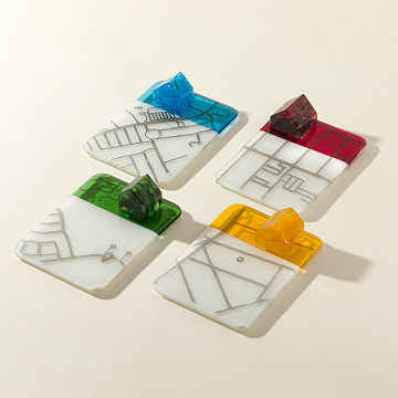 Where We Landed Personalized Glass Sculpture