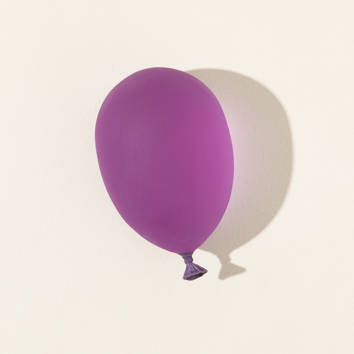 Glass Sculpted Water Balloon - Purple