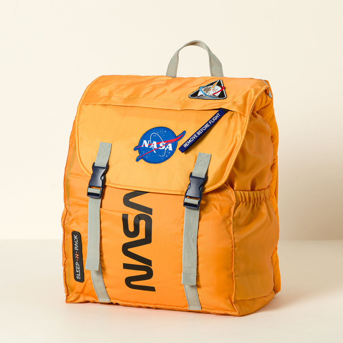 NASA Sleep-n-Pack Backpack Sleeping Bag - SunGlow Orange