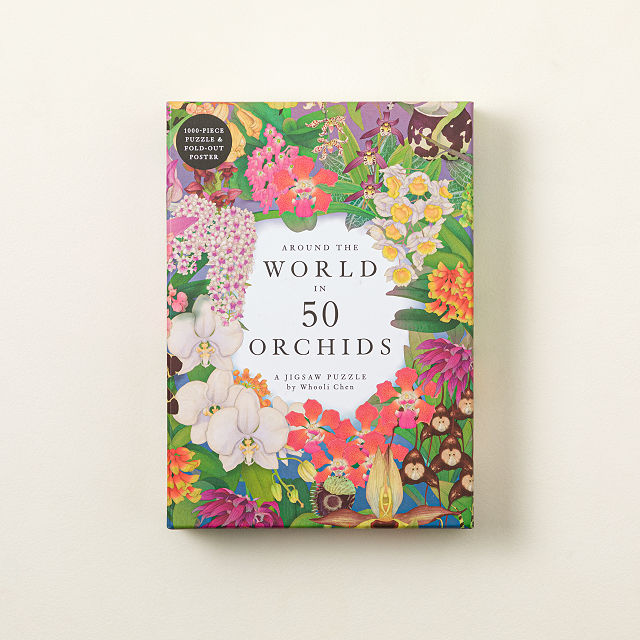 Around the World in 50 Orchids Puzzle