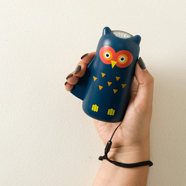 Squeeze-Powered Forest Friends Flashlight