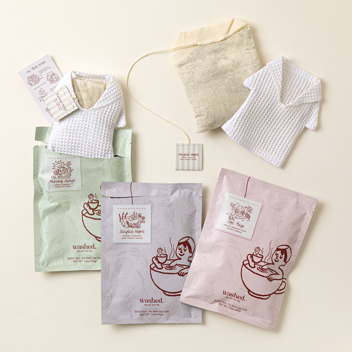 Loofah Bath Tea Gift Set