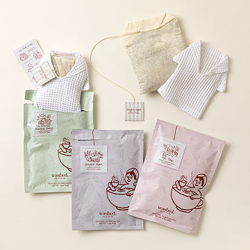 Spa Moment Bath Tea & Loofa 3 Pack
