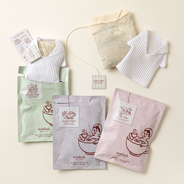 Spa Moment Bath Tea & Loofa 3 Pack