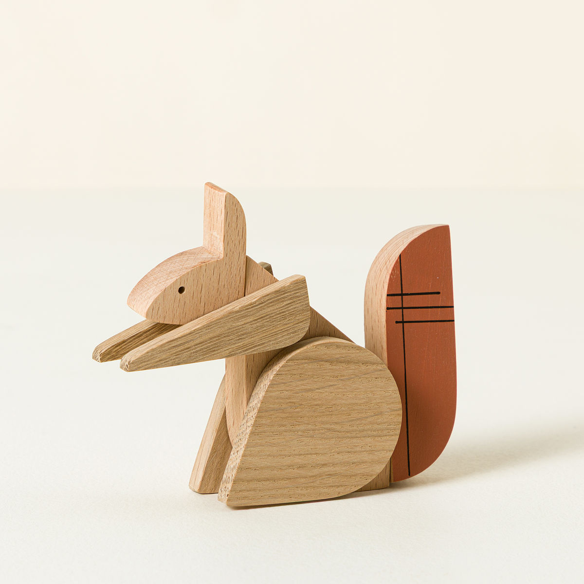 Magnetic Wooden Desktop Fidget Friend - Squirrel
