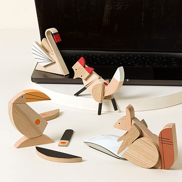 Magnetic Wooden Desktop Fidget Friend