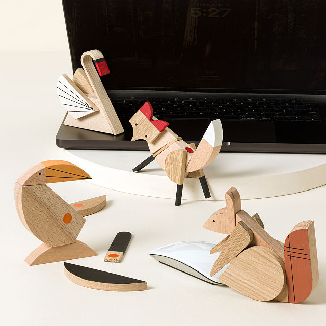 Magnetic Wooden Desktop Fidget Friend
