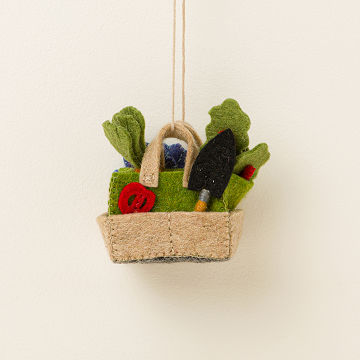Garden Tool Bag Felt Ornament