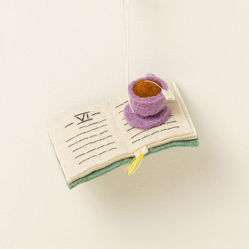 One More Chapter Felt Ornament