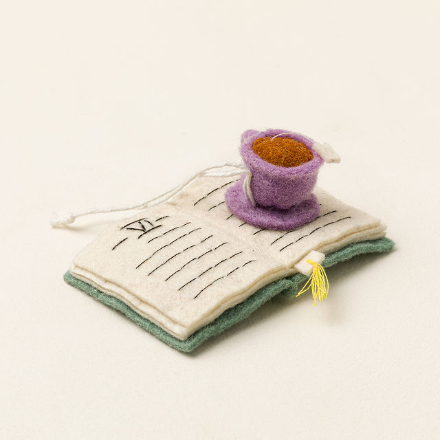 One More Chapter Felt Ornament