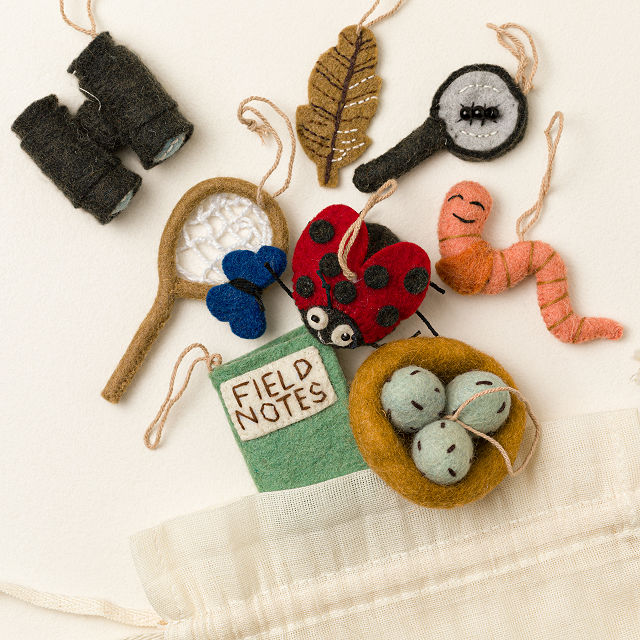 Little Explorers Mini Ornaments - Set of 8