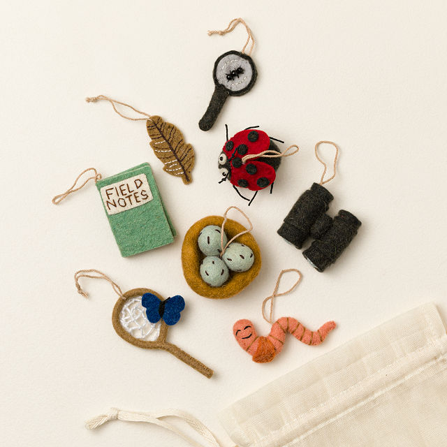 Little Explorers Mini Ornaments - Set of 8