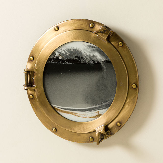 Ship Porthole Sand Art