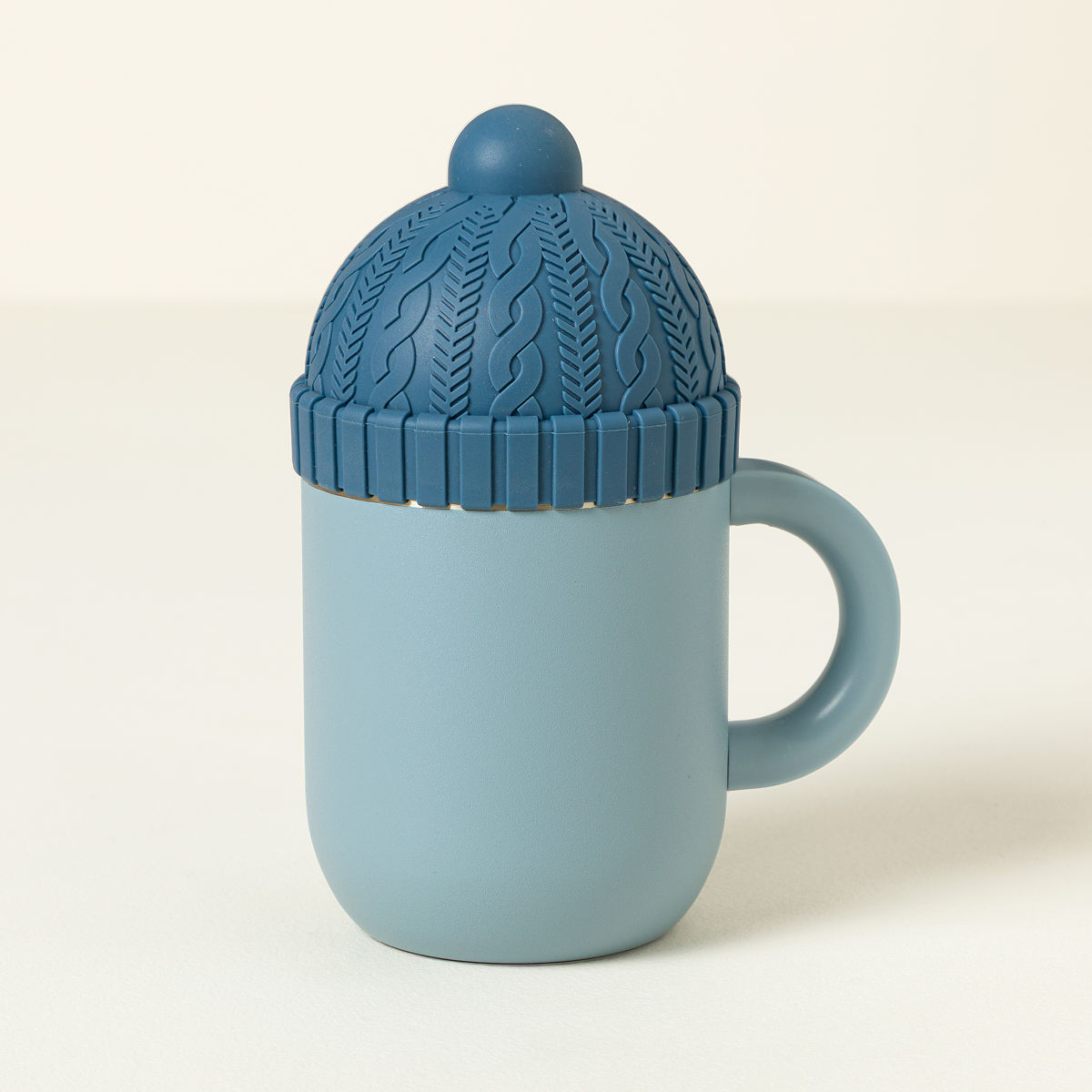 Cozy Beanie Insulated Mug - Blue