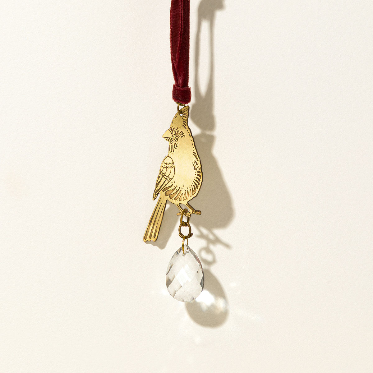 Messenger of Love Cardinal Suncatcher Ornament