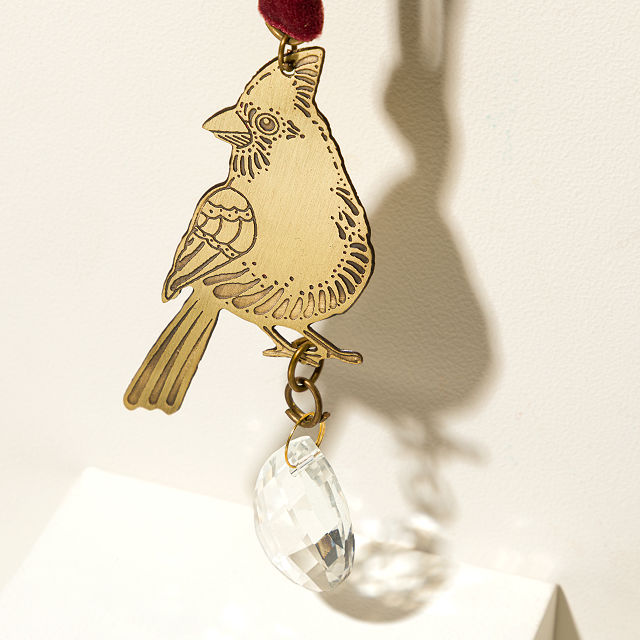 Messenger of Love Cardinal Suncatcher Ornament