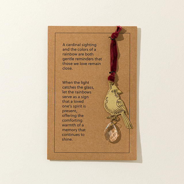 Messenger of Love Cardinal Suncatcher Ornament