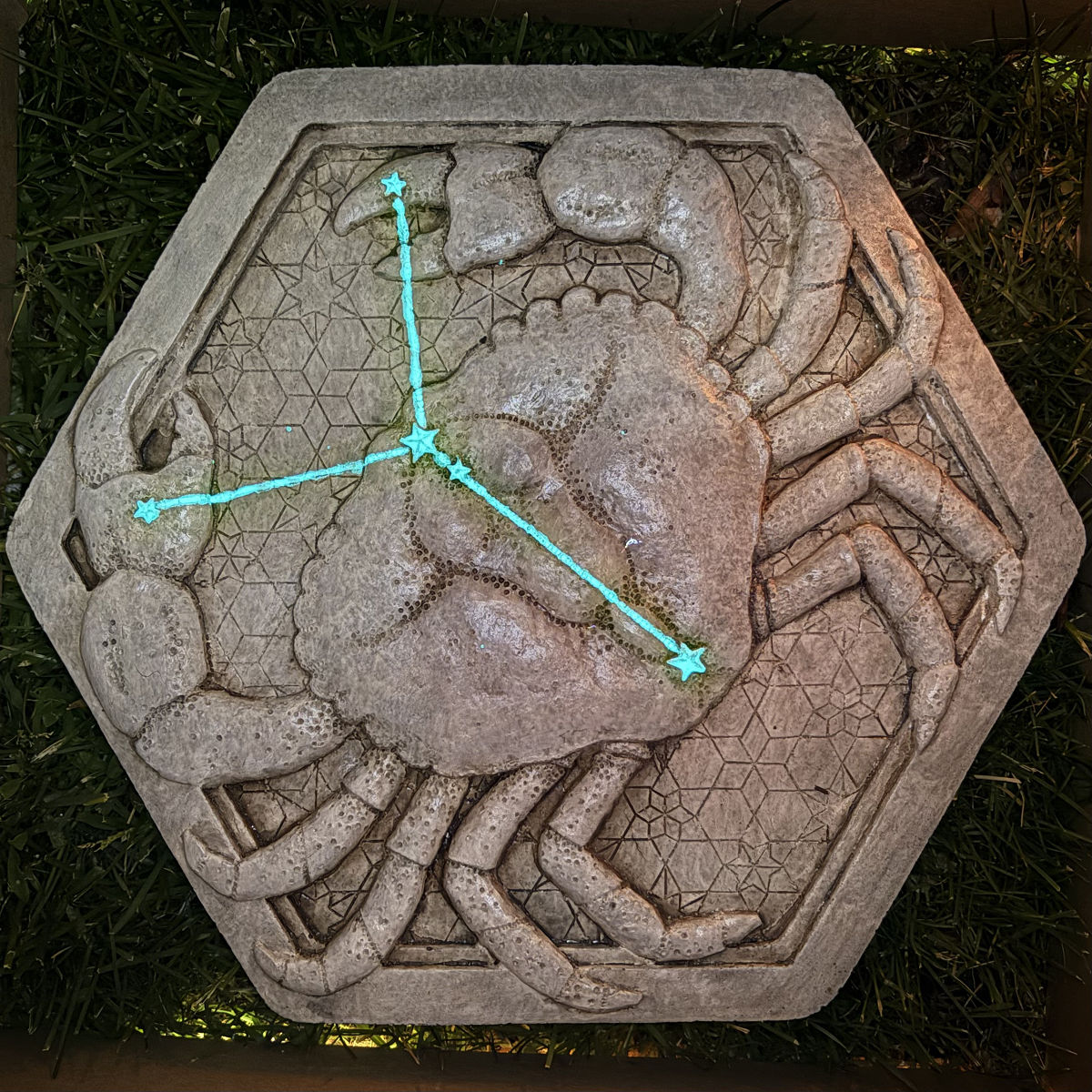 Zodiac Handmade Garden Stepping Stone - Cancer