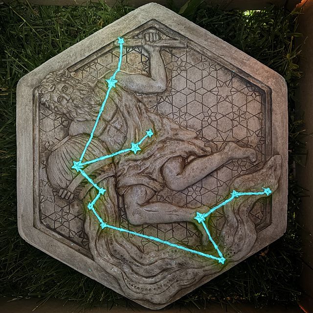 Zodiac Garden Stepping Stone