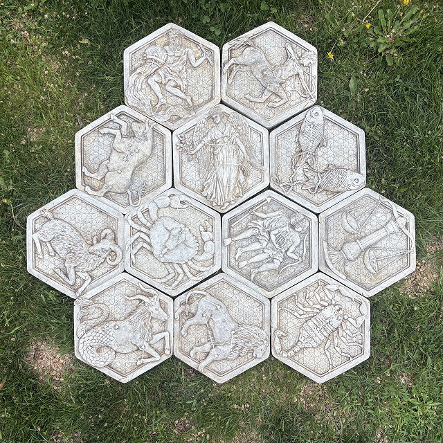 Zodiac Garden Stepping Stone