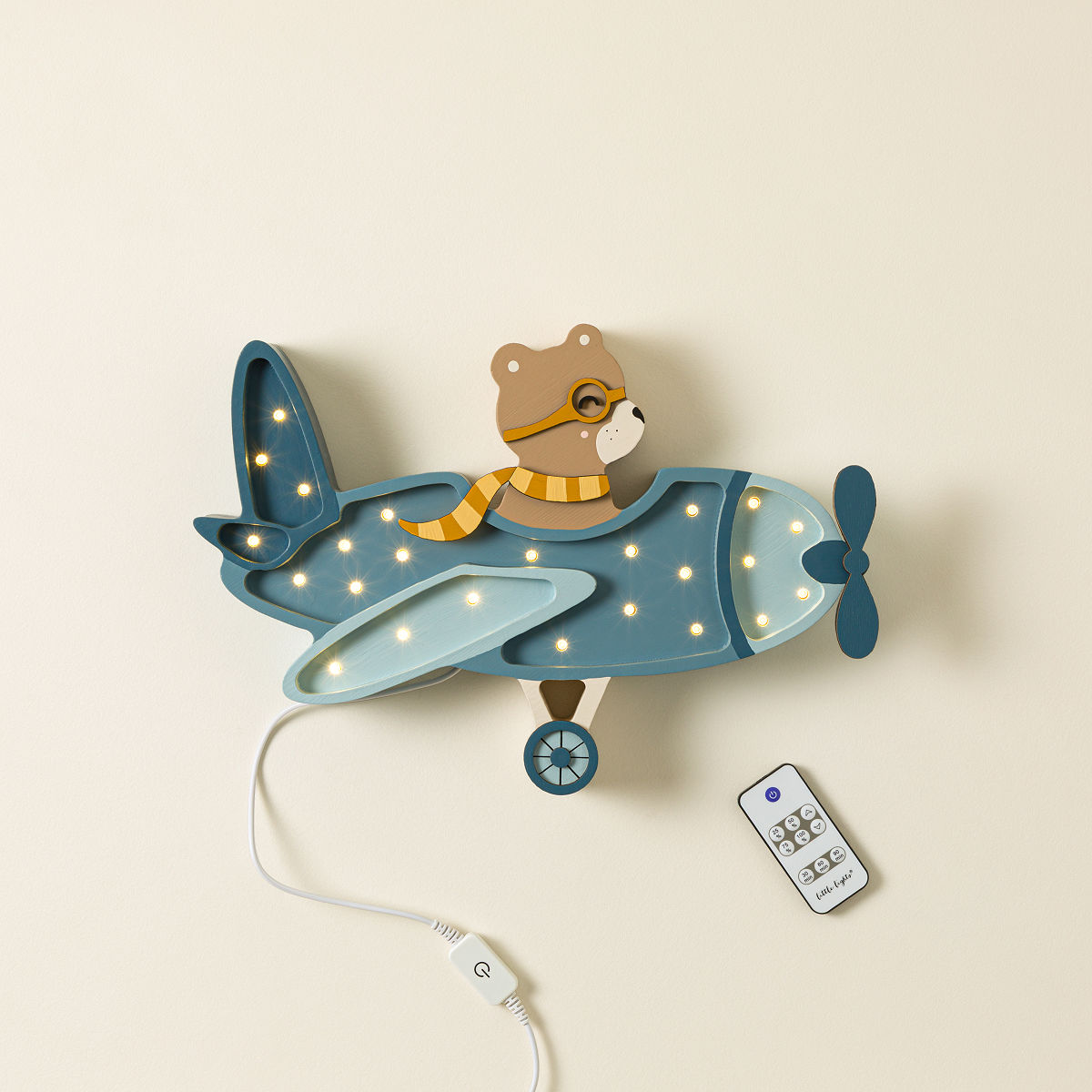 Hand-Painted Adventure Vehicle Lamp - Plane