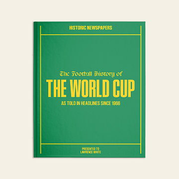Personalized World Cup History Book