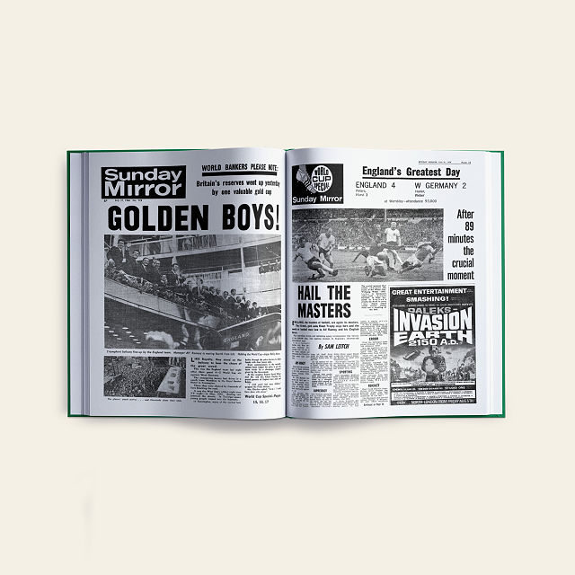 Personalized World Cup History Book
