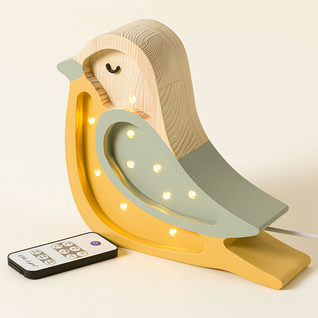 Hand-Painted Whimsical Animal Lamps