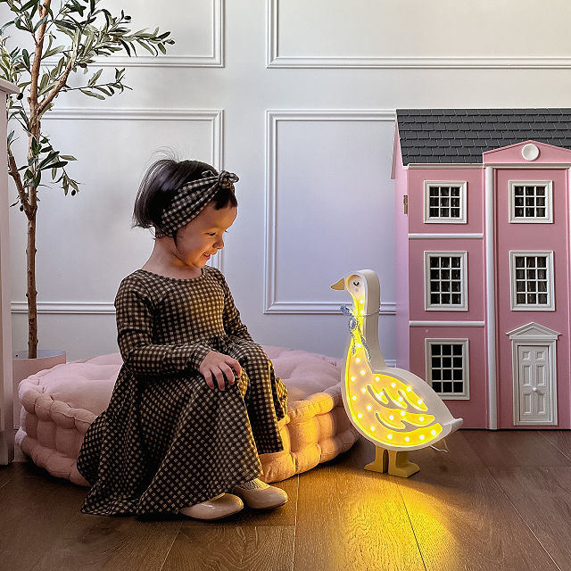 Hand-Painted Whimsical Animal Lamps