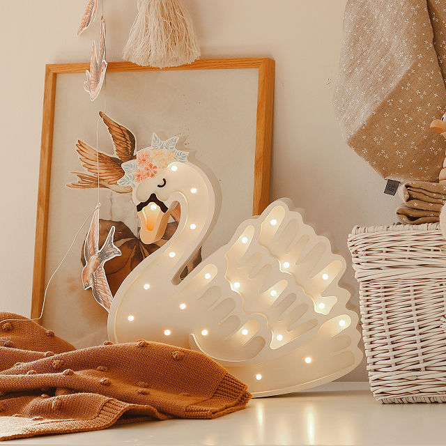 Hand-Painted Whimsical Animal Lamps