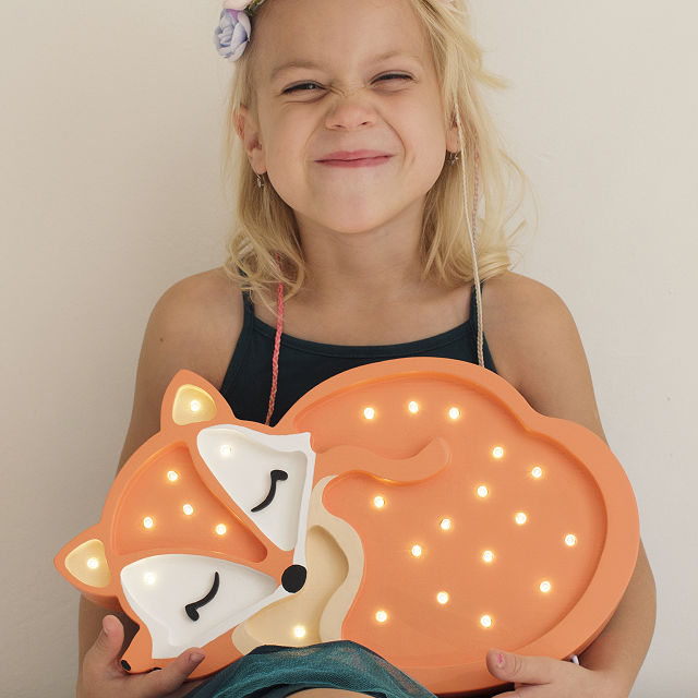 Hand-Painted Whimsical Animal Lamps